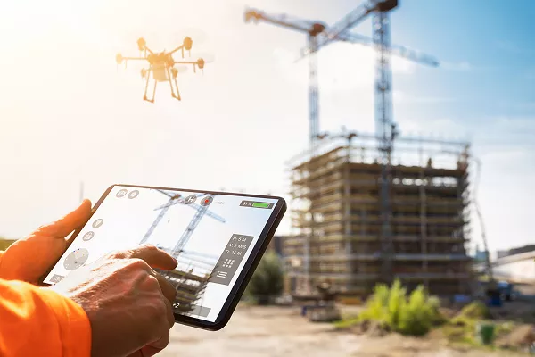 Uso de tecnologia nas obras